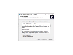 Free VCD to MPEG-4 AVC Converter - license-agreement