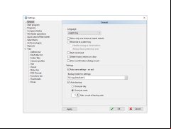 FreeCommander - settings