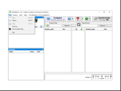FreeFileSync - file-menu
