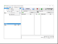 FreeFileSync - tools-menu