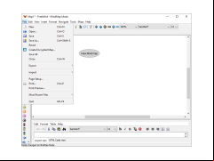 FreeMind - file-menu