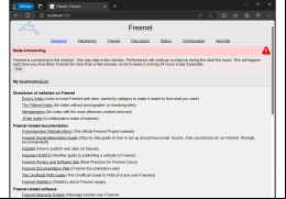 FreeNet - main-screen
