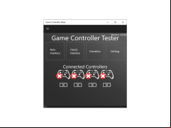 Game Controller Tester - main-screen