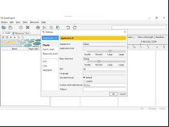 GanttProject - settings
