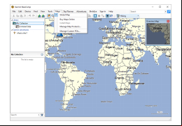 Garmin BaseCamp - maps-menu