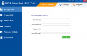 GiliSoft Private Disk screenshot 1