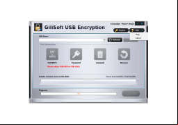 GiliSoft USB Stick Encryption - help-menu