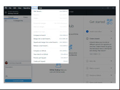 GitHub Desktop - branch-settings