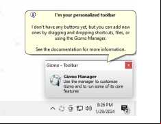 Gizmo Drive - toolbar