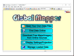 Global Mapper - main-screen