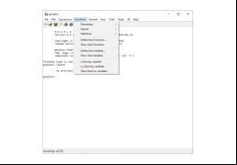 Gnuplot - functions-menu