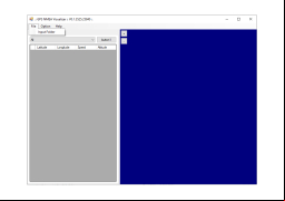 GPS NMEA Visualizer - file-menu