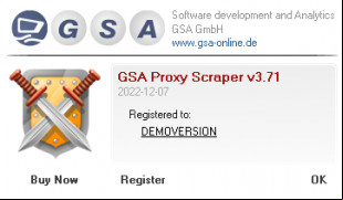GSA Proxy Scraper screenshot 3