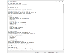 HABit Wordstar Converter - license-agreement