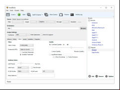 HandBrake - video-settings