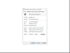 HDD Capacity Restore - properties