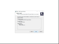 HDD Capacity Restore - install