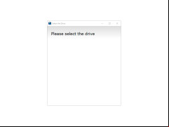 HDD Capacity Restore - select-drive