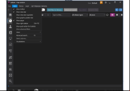 Helium Music Manager - view-menu