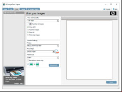 HP Image Zone - print-function-screen