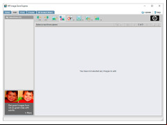 HP Image Zone - edit-function-screen