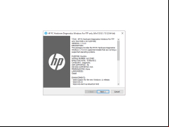 HP PC Hardware Diagnostics UEFI - information