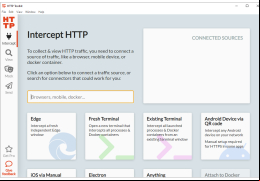 HTTP Toolkit - main-screen