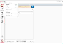 HTTP Toolkit - view-menu