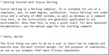 Icarus Verilog screenshot 2