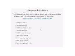 IE Tab - compability-settings