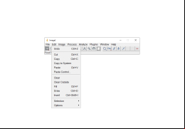 ImageJ - edit-menu
