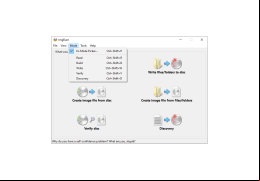 ImgBurn - mode-menu