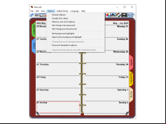 In My Diary - options
