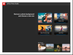 InPixio Photo Editor - main-screen