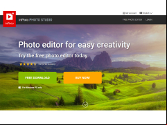 InPixio Photo Editor - website