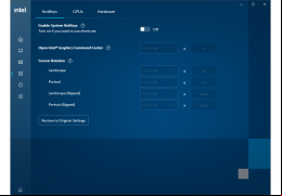 Intel® Graphics Command Center - hotkeys