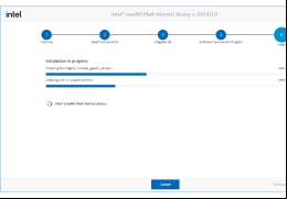 Intel Math Kernel Library - installation-process