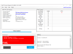Intel Processor Diagnostic Tool - main-screen