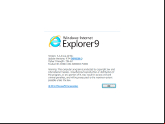 Internet Explorer 9 - about