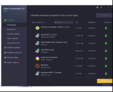 IObit Uninstaller - all-programs
