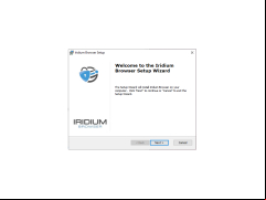 Iridium - welcome-setup