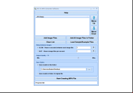 JPG To MP4 Converter Software - main-screen