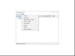 Key Manager - help-menu