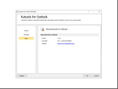 Kutools for Outlook - about-application
