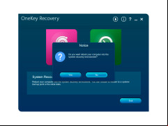 Lenovo OneKey Recovery - recovery-process