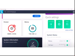 Lenovo Vantage - main-screen