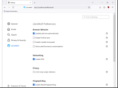 LibreWolf - libre-wolf-settings