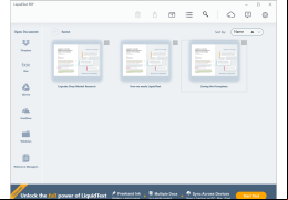 LiquidText - main-screen