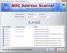 MAC Address Scanner screenshot 1