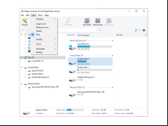 Magic Uneraser - view-menu